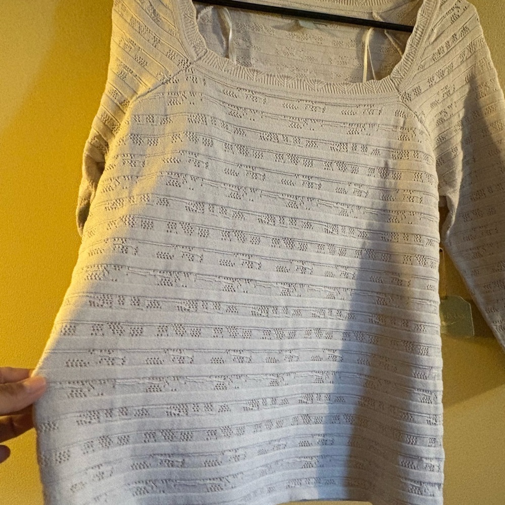 Elegant Cream Women's Top